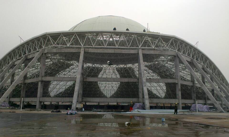 北宁温泉馆网架工程